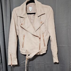 LC Lauren Conrad Rose Suede Jacket